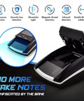 Portable Counterfeit Money Detector With UV IR MG Scan Auto 4 Way Bill Check And Value Counting For USD And EUR Battery Included