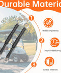 2 Pack Pre Charge Resistor Assembly 500 Ohm 6.5 Watt Fits Ezgo 48V Golf Carts heavy duty design for solenoid valve setup