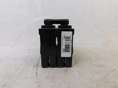 BR250 2 Inch 50 Amp Double Pole Interchangeable Circuit Breaker For Home Garage And Panel Upgrades, Beefy Yet Easy Plug In Replacement, Heavy Duty Electrical Breaker For Residential And Light Commercial Power Needs, front view