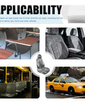 Image showing Disposable Car Seat Covers 25 Pack Portable Seat Protectors For Cars Keep Your Seats Dust Free And Clean Transparent Auto Interior Shields Easy To Use Travel Ready Mess Proof Seat Cover Kit in various vehicle interiors and workplaces.