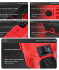 Detail view of Portable Electric Pipe Threader Kit With 2300W Pure Copper Motor showing ergonomic handle and controls.