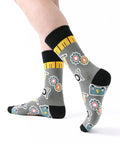 Three Pack Mechanical Engineering Socks Gift Set For Gearhead Men And Techy Dads Grandpa Sons Brothers Engineers With Tool And Gear Prints