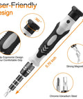 User-friendly design feature of Premium 115 In 1 Magnetic Precision Screwdriver Set For Electronics And Tech Repair toolkit.