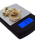 Platinum V600M Digital Jewelry Scale Pro Grade Countertop and Portable Mini Scale, 600g Capacity, 0.1g Readability weighing gold jewelry
