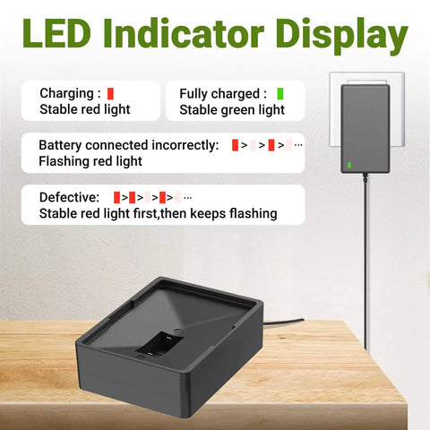 LED indicator display for 12V Lithium Charger For Ryobi Cordless Batteries CB120L CB121L BPL1220 L1212R CD100 130503001 130503005