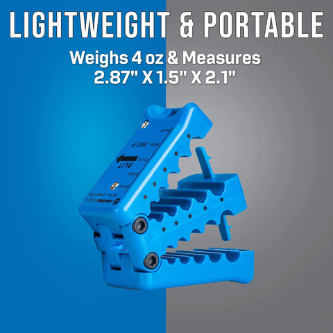 Pro Grade Fiber Optic Slit and Ring Tool for Micro Duct Cables, 5 Mm to 10 Mm Range, Easy Open Lock, Five Precision Grooves