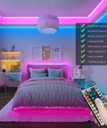 Get These Super Long 65.6 Foot RGB LED Strip Lights That Sync Perfectly With Your Music Using App Control Or Remote