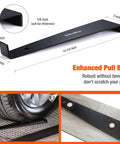 Laminate Wood Flooring Installation Kit with enhanced pull bar showing dimensions and durability
