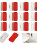 12 Pack No Drill Magnetic Cabinet Catches Ultra Thin Stainless Steel With Strong Adhesive For Kitchen Bathroom Closet And Rv Door Catching Solutions showing various magnetic catches.