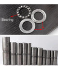 Weldable Bearing Door Hinges With Barrel Style For Doors And Cabinets Detachable Cylindrical Door Shaft Iron Hinge Ideal For Anti Door Secret Doors Durable Easy Install 20x90 showing cylindrical and bearing parts.