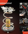 Engine Coolant Thermostat Housing Assembly with Gasket for Jeep Cherokee 2014 to 2021 features and benefits