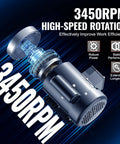 Image of Beefy 1HP Single Phase Electric Motor 3450 RPM 115 And 230 Volt 56C Frame showing robust power and stable performance icons.