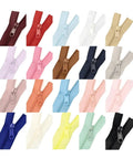 Zipper Upgrade Kit With 4.5m Nylon Tape And 10 Colorful Plastic Pulls Size #3 Zip, A No Fuss Pick For Apparel, Textiles, And Luggage, Includes Matching Pulls, Black displayed in various colors.