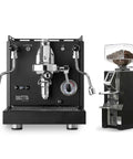 Solid Dual Boiler Espresso Bundle Paired With Adjustable Ceramic Burr Grinder Made For Serious Home Baristas Hunting For Tight Thick Crema Without The Daily Hassle, featuring Diletta espresso machine and Eureka grinder.