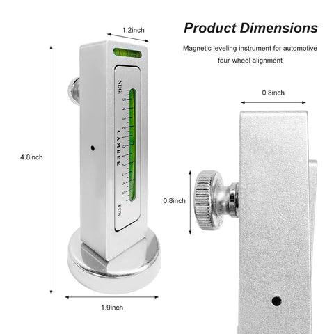 Pro Grade Adjustable Magnetic Camber Caster Alignment Tool Keep Your Rig Dead Straight On The Road With This Heavy Duty High Precision Wheel Gauge For Quick Suspension Fixes
