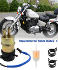 Electric Fuel Pump Replacement For VT750C VT750CD VT750DC Shadow Ace 750 Aero 1100 Spirit 750 1000 with fittings and motorcycle