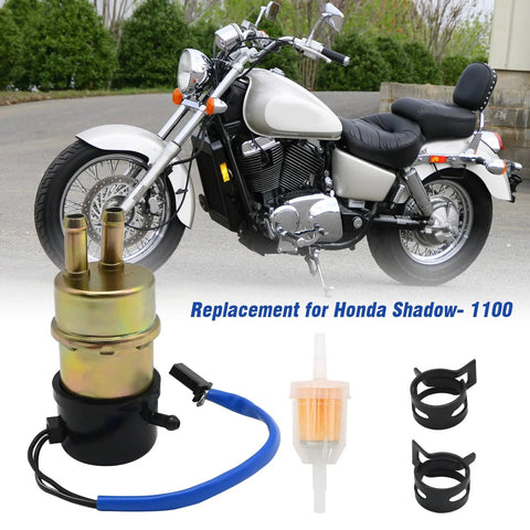 Electric Fuel Pump Replacement For VT750C VT750CD VT750DC Shadow Ace 750 Aero 1100 Spirit 750 1000 with fittings and motorcycle