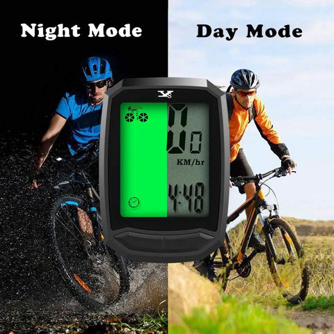 Wireless Bike Computer With Big LCD Display Waterproof Odometer For Speed Distance And Time Tracking Built Tough For Everyday City Rides And Casual MTB Sessions