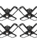 Four Pack LED Garage Light With Four Adjustable Panels 180W Ultra Bright Shop Light 18000LM E26 E27 Base Foldable