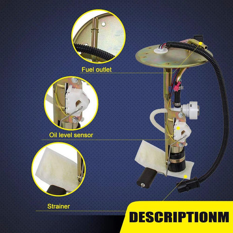 Premium Fuel Pump Module Assembly E2296S Direct Fit Plug And Play For Ford Explorer 1999 2000 2001 components and features