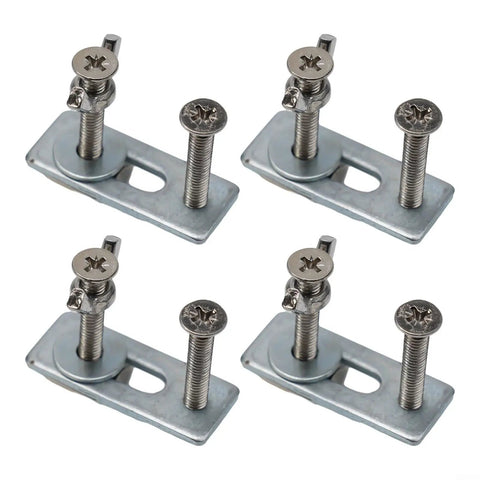 T Track Hold Down Clamps M6 Set For CNC Router 3018 Pro And Milling Jigs, aluminum clamps shown in 4-piece kit