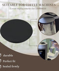 Black one pack water tank lid cover replacement for Vertuo Plus 3.95 inch, fits XN900T10 XN900810 XN902T10 espresso machines.