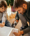 Father and child using drill for home project with Massive M3 Screws Set 915 Pieces Stainless Steel Hex Socket Head Cap Screws Kit