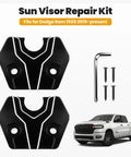 Ram 1500 Sun Visor Repair Kit Two Pack Easy Clip Replacement for Sagging Noisy Visors Secure Your Sun Shade Car Visor Clip Fix Truck Accessories for 2019 to 2026 Models Durable DIY Install with tools and truck