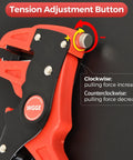 Close-up of tension adjustment button on Two In One Wire Stripper And Cutter For 10-24 AWG Cables Adjustable With Auto Return Spring tool