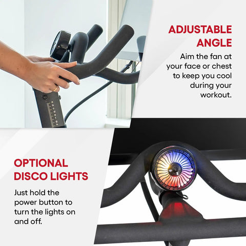 Custom Peloton Bike Fan Attachment For Original Peloton Bike Only No Batteries Required Clip On Cooling Accessory To Beat Sweat And Heat On Your Ride During Long Rides And Hot Sessions
