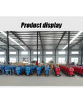 Heavy Duty PU Foam Spraying Machine For Coating Projects, Pro Grade Portable Spray System With High Output, Easy Setup, Versatile Insulation And Sealant Applicator For Roofs, Walls And Furniture, Durable Industrial Quality, factory display of blue and red units