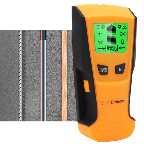 No Sweat 3 In 1 Stud Finder Wall Scanner With Big Lcd Readout And Loud Alerts Zips Past Drywall To Snag Wood Joists Buried Metal Hot Voltage Wires Fast Foolproof Ace Gear For Every Weekend Builder Or Renovation Hustler