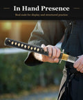 Aluminum Alloy Iaito Katana For Iaido Training Full Tang Sword With 28 Inch Blade Lightweight With Saya Realistic Katana