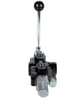 18 GPM Hydraulic Log Splitter Valve With Auto Return Detent And Relief Control Lever, 3000 PSI, Beefy Heavy Duty Metal Build