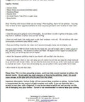 Instructions for using Cerium Oxide Glass Polishing Kit with 8 oz cerium oxide powder and felt buffing wheel for DIY scratch removal.