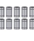 10 Pack Beefy Tank Grade High Tensile Alloy Steel Linear Motion Ball Bearing Set for Solar Power Equipment, Heavy Duty, Corrosion Resistant, Smooth Low Backlash Performance for Solar Trackers, Rails, and Machinery, 10 bearings