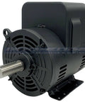 Upgrade Your Rig With This Heavy Duty 7.5 Hp 3450 Rpm Single Phase 213T Frame Compressor Electric Motor, side view showing output shaft.