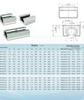 Linear Rail Kit SBR20 300mm Two Piece Fully Supported Rails With Four SBR20UU Blocks Four Retaining Rings And Mounting Hardware