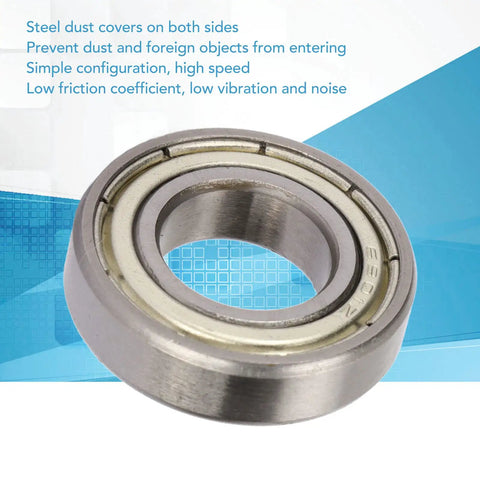 High Temperature Resistant Low Friction Deep Groove Ball Bearing Kit With 20 Pieces For Industrial Reducers Dust Shield Covers Smooth Quiet Operation Durable Heavy Duty Bearings For Heavy Machinery, steel shield