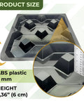 Concrete Grass Paver Molds ABS 2mm Patio Bricks For DIY Garden Pathways And Walkways Reusable Breeze Block Paving Stones Making Kit Easy To Use For Patios And Driveways, showing 2mm thick ABS plastic mold with height measurement.