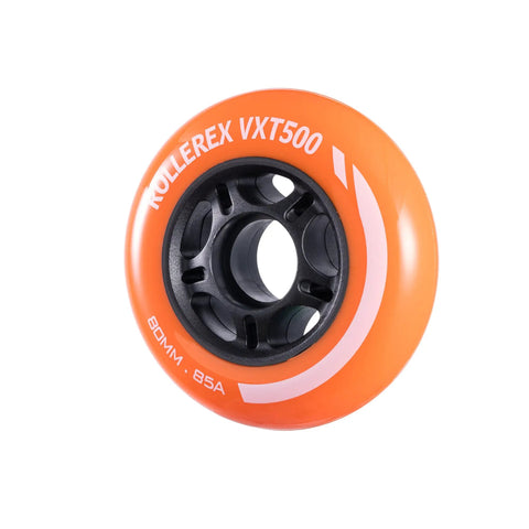 2 Pack Sunrise Orange 80mm Inline Skate Wheels For Indoor And Outdoor Use, Durable Replacement Wheels, high performance 80mm wheel