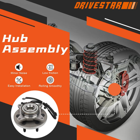 Front Wheel Bearing And Hub Assembly For 2011 2014 Lincoln Navigation Ford F 150 And Expedition 6 Lug Front Left And Right With ABS