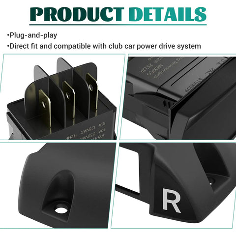 Close-up of Club Car Precedent Forward Reverse Switch And Housing Kit For Precedent Onward Tempo Electric Golf Carts OEM 101856002 102508401