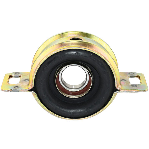 Beefy Driveshaft Center Support Bearing Carrier for Toyota Tacoma Tundra T100 4x4, front view, circular design with metal housing