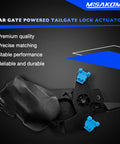 OEM Style Tailgate Actuator For Ford F150 F250 F350 2017 To 2021 Rear Gate Power Lock showing actuator with blue connectors.