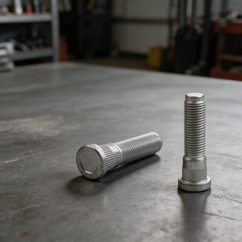 Heavy Duty 65Mm M14x1.5 Wheel Studs For Ford F150 Transit 2015-2020 Replace Stolen Lug Bolts, two steel studs
