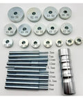 Must Have Family Car Tools For Quick Valve Seat Ring Repairs Without Demolition All Models 20 To 60mm Fits Your Daily Ride And Keeps You From Going To The Mechanic For Minor Hiccups. metal valve seat repair tool kit with 20-60mm sizes and adapter rods