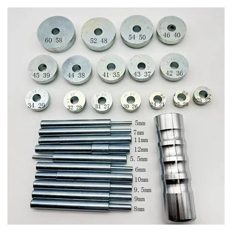 Must Have Family Car Tools For Quick Valve Seat Ring Repairs Without Demolition All Models 20 To 60mm Fits Your Daily Ride And Keeps You From Going To The Mechanic For Minor Hiccups. metal valve seat repair tool kit with 20-60mm sizes and adapter rods