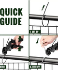 Quick guide for Heavy Duty Metal Zip Tie Gun Kit With 100 UV Resistant 11.8 Inch Stainless Steel Cable Ties For Fastening And Cutting
