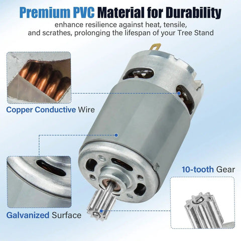 12V Gearbox Motor Replacement For Ride On Cars With 10 Tooth Pinion Installed Built Tough Durable High Quality Motor